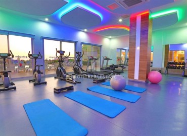 Меблированная двухкомнатная квартира, 75м², в элитном комплексе в Авсалларе, Алания, в 500м от моря ID-19092 фото-24