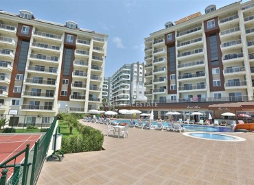 Меблированная двухкомнатная квартира, 75м², в элитном комплексе в Авсалларе, Алания, в 500м от моря ID-19092 фото-27