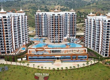 Элегантная двухкомнатная квартира, 68м², с видом на горы в элитном комплексе Махмулара, Алания ID-19094 фото-1