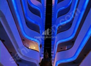 Элегантная двухкомнатная квартира, 68м², с видом на горы в элитном комплексе Махмулара, Алания ID-19094 фото-25