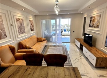 Видовая меблированная квартира 1+1, 58м², в элитном комплексе в районе Алании – Джикджилли ID-19098 фото-3