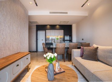 Элитная недвижимость: видовые апартаменты 1+1, 50м², в комплексе премиум-класса в 200м от моря в районе Алании Тосмур ID-18535 фото-3
