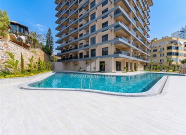 Элитная недвижимость: видовые апартаменты 1+1, 50м², в комплексе премиум-класса в 200м от моря в районе Алании Тосмур ID-18535 фото-15