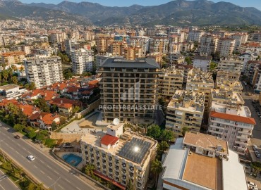 Элитная недвижимость: видовые апартаменты 1+1, 50м², в комплексе премиум-класса в 200м от моря в районе Алании Тосмур ID-18535 фото-16