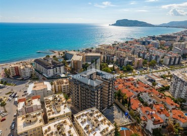 Элитная недвижимость: видовые апартаменты 1+1, 50м², в комплексе премиум-класса в 200м от моря в районе Алании Тосмур ID-18535 фото-18
