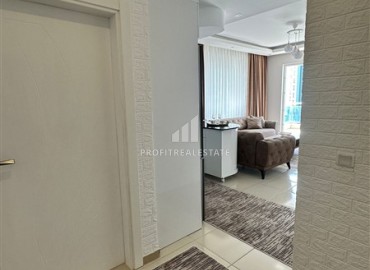 Элегантные апартаменты с одной спальней, 50м², в резиденции с хорошей инфраструктурой у моря в Махмутларе, Алания ID-19099 фото-17