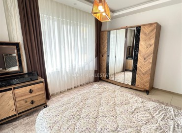 Элегантные апартаменты с одной спальней, 50м², в резиденции с хорошей инфраструктурой у моря в Махмутларе, Алания ID-19099 фото-22