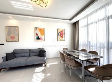 Элегантная двухкомнатная квартира, 72м², в новостройке с бассейном в центре Алании, 500м от пляжа Клеопатры ID-19100 фото-5