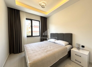 Элегантная двухкомнатная квартира, 72м², в новостройке с бассейном в центре Алании, 500м от пляжа Клеопатры ID-19100 фото-16