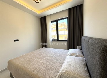Элегантная двухкомнатная квартира, 72м², в новостройке с бассейном в центре Алании, 500м от пляжа Клеопатры ID-19100 фото-18