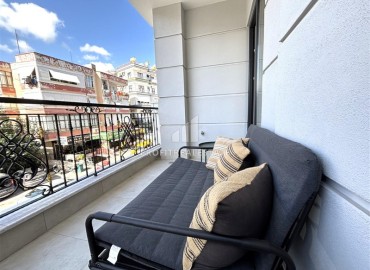 Элегантная двухкомнатная квартира, 72м², в новостройке с бассейном в центре Алании, 500м от пляжа Клеопатры ID-19100 фото-22