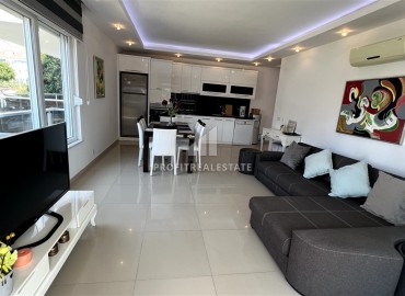 Стильная меблированная квартира 2+1, 120м², в комплексе премиум класса в районе Оба, Алания, возможно под ВНЖ ID-19103 фото-2