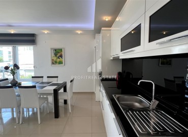 Стильная меблированная квартира 2+1, 120м², в комплексе премиум класса в районе Оба, Алания, возможно под ВНЖ ID-19103 фото-3