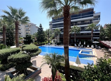 Стильная меблированная квартира 2+1, 120м², в комплексе премиум класса в районе Оба, Алания, возможно под ВНЖ ID-19103 фото-21