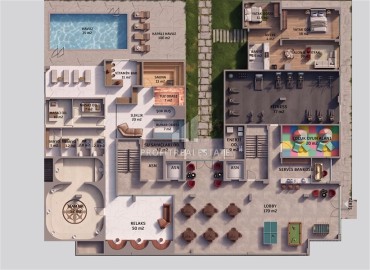 Старт продаж: апартаменты 50-194м², в элитном инвестиционном проекте на первой береговой линии в районе Алании – Махмутлар ID-19109 фото-16