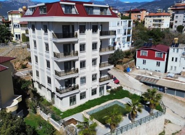 Квартира с одной спальней, 55м², с чистовой отделкой в комфортабельном комплексе у моря в районе Кестель, Алания ID-19111 фото-1