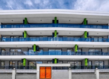 Центр района Оба: квартира 2+1, 90м², в современном комплексе с инфраструктурой в 450м от моря под ВНЖ ID-17354 фото-1
