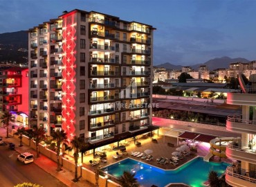 Меблированная квартира 1+1, 45м², в элитной резиденции с отличной локацией в центре Алании под ВНЖ ID-19119 фото-1