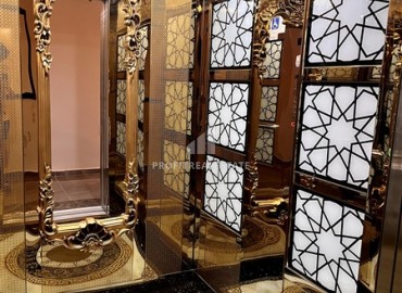 Aрендa квартиры планировкой 1+1 в новом комплексе от моря 350 метров в Алании, район Оба. ID-19123 фото-15