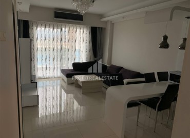 Элегантная квартира 1+1, 55м², на высоком этаже с потрясающим видом в элитном комплексе Махмулара, Алания ID-19125 фото-2