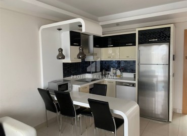 Элегантная квартира 1+1, 55м², на высоком этаже с потрясающим видом в элитном комплексе Махмулара, Алания ID-19125 фото-4