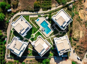 Квартира с двумя спальнями, 85м², без мебели, с выходом в сад в резиденции с бассейном в районе Алании – Оба. ID-19126 фото-26