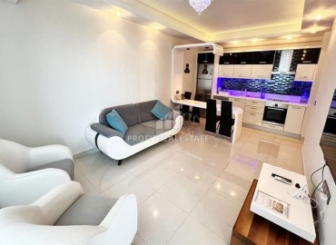 Стильная трехкомнатная квартира, 115м², в элитном комплексе у подножия Торосских гор в Махмутларе, Алания ID-19129 фото-3