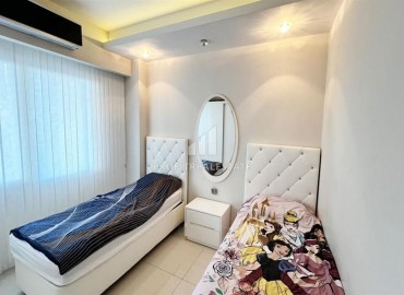 Стильная трехкомнатная квартира, 115м², в элитном комплексе у подножия Торосских гор в Махмутларе, Алания ID-19129 фото-11