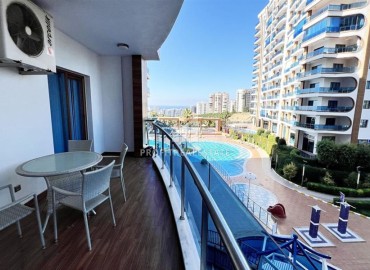 Стильная трехкомнатная квартира, 115м², в элитном комплексе у подножия Торосских гор в Махмутларе, Алания ID-19129 фото-17