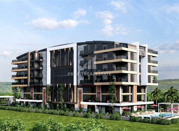 Инвестиционный проект: линейные квартиры и дуплексы, 60-175м², с рассрочкой от застройщика в Анталии, Сарысу ID-19131 фото-8