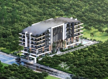 Инвестиционный проект: линейные квартиры и дуплексы, 60-175м², с рассрочкой от застройщика в Анталии, Сарысу ID-19131 фото-9