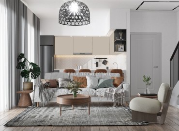 Инвестиционный проект: линейные квартиры и дуплексы, 60-175м², с рассрочкой от застройщика в Анталии, Сарысу ID-19131 фото-26