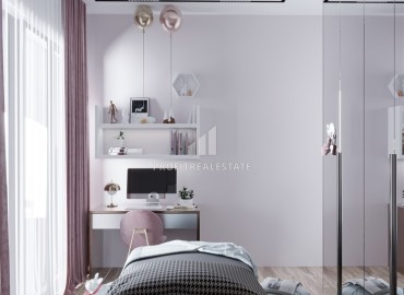 Инвестиционный проект: линейные квартиры и дуплексы, 60-175м², с рассрочкой от застройщика в Анталии, Сарысу ID-19131 фото-36