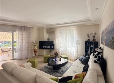 Трехкомнатные меблированные апартаменты, 110м², в комплексе с бассейном, у моря в районе Оба, Алания под ВНЖ ID-19136 фото-2