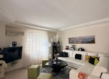 Трехкомнатные меблированные апартаменты, 110м², в комплексе с бассейном, у моря в районе Оба, Алания под ВНЖ ID-19136 фото-4