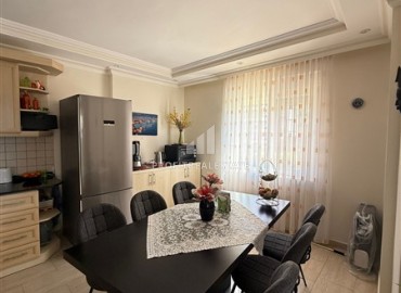 Трехкомнатные меблированные апартаменты, 110м², в комплексе с бассейном, у моря в районе Оба, Алания под ВНЖ ID-19136 фото-5