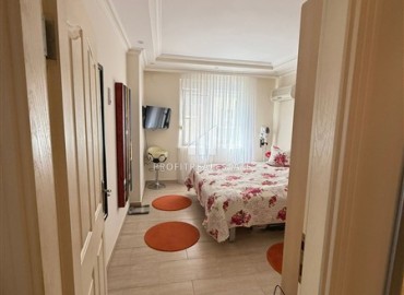 Трехкомнатные меблированные апартаменты, 110м², в комплексе с бассейном, у моря в районе Оба, Алания под ВНЖ ID-19136 фото-19
