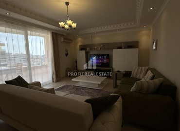 Квартира с двумя спальнями, 125м², с видом на море и горы, в уютном комплексе в 300м от моря в Махмутларе, Алания ID-19139 фото-4