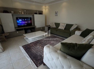 Квартира с двумя спальнями, 125м², с видом на море и горы, в уютном комплексе в 300м от моря в Махмутларе, Алания ID-19139 фото-5