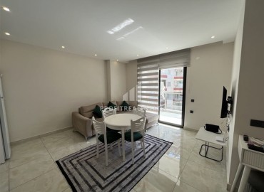 Меблированная трехкомнатная квартира, 80м², в комплексе премиум класса у пляжа Клеопатры, Алания ID-19140 фото-3