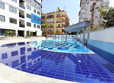 Меблированная трехкомнатная квартира, 80м², в комплексе премиум класса у пляжа Клеопатры, Алания ID-19140 фото-11