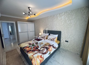 Стильные апартаменты с одной спальней, 68м², в комплексе с бассейном с отличной локацией в 400м от моря в Махмутларе, Алания ID-19147 фото-18
