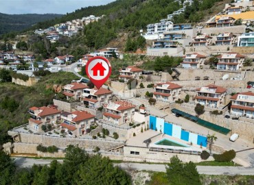 Меблированный дуплекс с тремя спальнями, 155м², с потрясающими видами на море и Аланийскую крепость в районе Алании Тепе ID-19149 фото-45