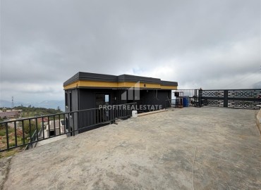 Новая частная двухэтажная вилла с тремя спальнями, 250м², с бассейном в горах района Алании Махмутлар ID-19151 фото-32