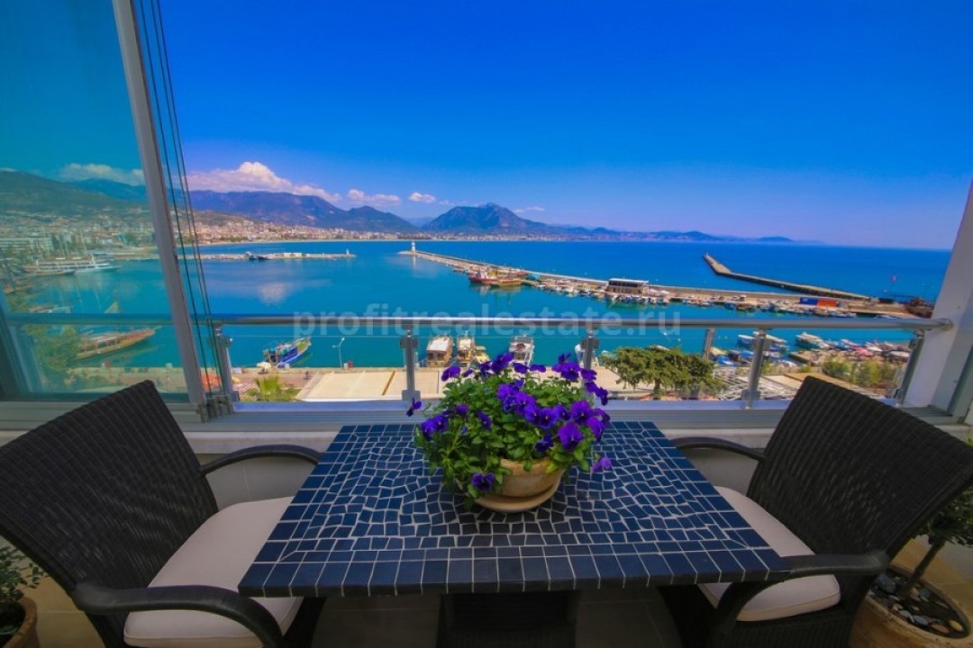 Magnificent three-room apartment with memorable amazing view of the Mediterranean Sea ID-1519 фото-1