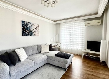 Готовая к проживанию, квартира 1+1, 60м², с видом на Аланийскую крепость в уютном комплексе в Джикджилли, Алания ID-19167 фото-2