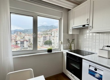 Готовая к проживанию, квартира 1+1, 60м², с видом на Аланийскую крепость в уютном комплексе в Джикджилли, Алания ID-19167 фото-6