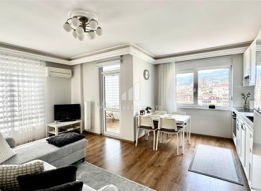 Готовая к проживанию, квартира 1+1, 60м², с видом на Аланийскую крепость в уютном комплексе в Джикджилли, Алания ID-19167 фото-7