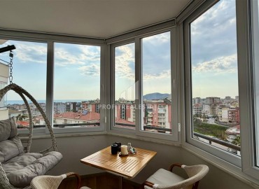 Готовая к проживанию, квартира 1+1, 60м², с видом на Аланийскую крепость в уютном комплексе в Джикджилли, Алания ID-19167 фото-11
