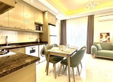 Элегантная квартира с двумя спальнями, 92м², в новом комплексе премиум класса в 450м от моря, в Махмутларе, Алания ID-19168 фото-4